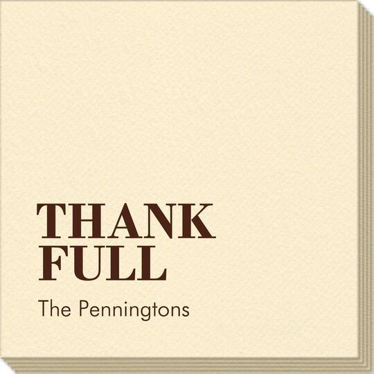 Thank Full Linen Like Napkins